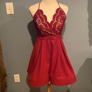 Red Lace Dress